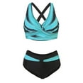 thumbnail image 4 of Swimsuit for Women Bikini Women's Fashionable Two Color High Waisted Bikini Two Piece Swimsuit, 4 of 4