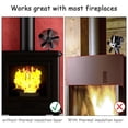 thumbnail image 5 of Giantex 5 Blades Wood Burning Stove Fireplace Fan, Multi-Function Heat Dissipation Automatic Fan for Wood Log Burning & Circulating Warm, Eco Friendly, 5 of 6