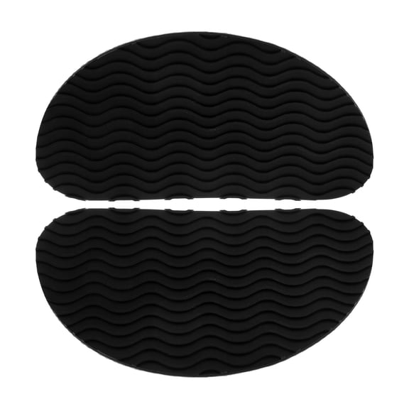 BRIGHTFUFU Silicone Heel Pads, Black, Non-Slip, Durable, Perfect for High Heels