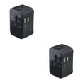 thumbnail image 1 of Tholdsy Adaptador de de enchufe de viaje Universal, 1 unidad, 2 puertos USB, convertidor de toma de corriente europea, enchufe europeo, Type1 NO1, 1 of 6