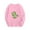 Pink, variant on Gpaecead Kids Dinosaur Sweatshirts Boys Girls Toddler Spring Fall Cute Long Sleeve Printing Candy Color Round Neck Tops T-Shirt Purple