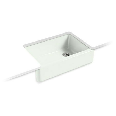 Kohler Whitehaven K5827 Self Trimming Undermount Tall Apron Single Basin Farmhouse Sink
