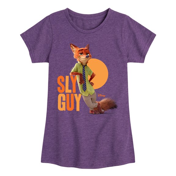 Disney - Sly Guy - Toddler & Youth Girls Short Sleeve Graphic T-Shirt