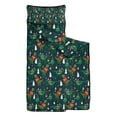 thumbnail image 2 of Green Christmas Dinosaur and Snowman Pattern Toddler Nap Mats for Kids Preschool,50"x20" Sleeping Mat Bag or Kids,Toddler Sleeping Bag,Toddler Nap Mat or Daycare, 2 of 6