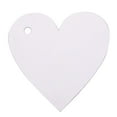 thumbnail image 2 of 100 PCS Heart Shape Blank White Kradt Paper Gifts Tags Bonbonniere Wedding Favor Tags with Free Natural Jute Twine, 2 of 4