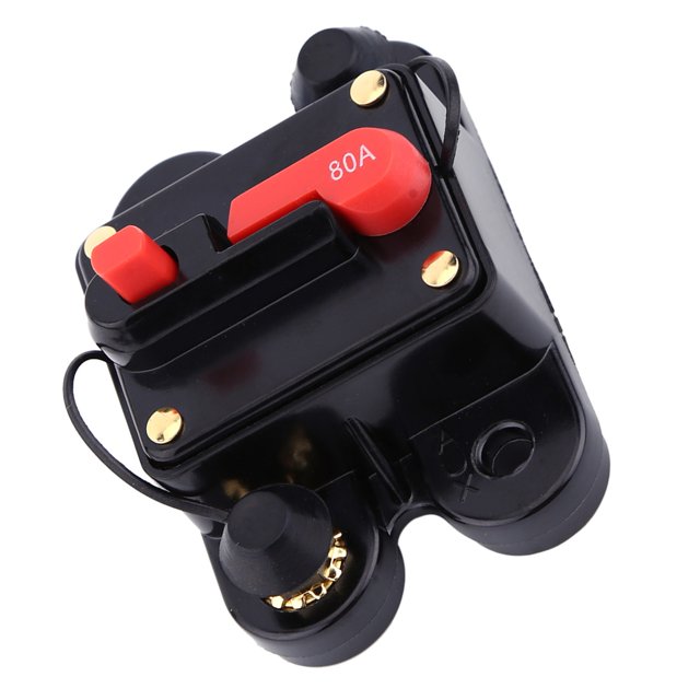 Interruptor De aleación DC12V Circuito Estéreo Restablecimiento De Audio Fusible 80-300A Para Bicicleta De Botes Marinas Para Automóviles, Operación Fácil