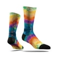 thumbnail image 3 of Tie Dye Crew Socks-Youth Girls/Boys FatCap Apparel | Comfortable/Durable | Machine Washable, 3 of 4