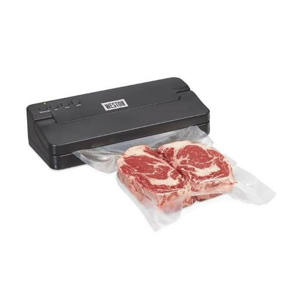 Weston Pragotrade USA 65-2061-W Compact Vacuum Sealer with 11 in. Seal Bar, Black