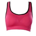 thumbnail image 3 of High Support Sports Bras for Women No Underwire Bra Feature V-Neck Training Bra Style W-754 Hook and Eye Closure Sports Bra Red M, 3 of 5