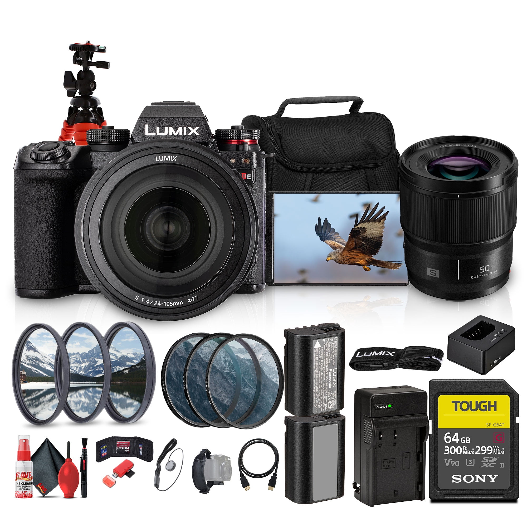 Panasonic Lumix G100 4K DSLR Mirrorless Camera, Bluetooth, Small