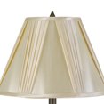 thumbnail image 3 of Benjara Pedestal Base Metal Table Lamp with Pleated Fabric Shade, Brass, 3 of 5