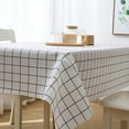 thumbnail image 4 of Lefu PVC Waterproof And Scald-proof Disposable Plastic Plaid Tablecloth, 4 of 8