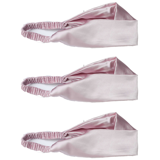 Mulberry Silk - Diadema de seda para mujeres y niñas con dobladillo enrollado de seda, accesorio de aro de pelo trenzado elástico, bandana para peinado diario, moda o deportes Zhivalor CPB-DE-LYY816-8