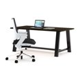 thumbnail image 3 of KFI Studios Urban Loft 9' x 3.5' Dining Table, Solid Wood Espresso Top, 3 of 7