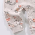 thumbnail image 6 of CAUYDY Boys Clothes for Baby Newborn Sleepers 3 6 9 12 18 24 Months Preemie Long Sleeve Romper Infant Boy Pajamas Fall Winter Toddler Bodysuit Light Gray for Sizes 9-12 Months, 6 of 7