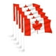 1pc/5pcs Réutilisables Canada Flag Mini Main Bâton Drapeaux de Fenêtre de Voiture Drapeau pour la Décoration de Fête 30 X 45cm – image 1 sur 6