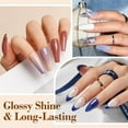 thumbnail image 4 of AZUREBEAUTY 2 Combined into1 Dip Powder Base & Top Coat with Activator, 0.5oz/Bottle, Fast Drying, No Lamp Needed, for Nail Kit, 4 of 7