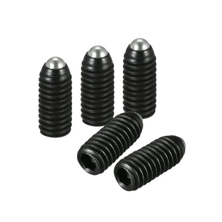 

Uxcell Ball Point Set Screws M4 x 10mm High Carbon Steel Metric Spring Hex Socket Grub Screw 10 Pack