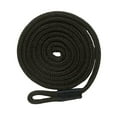 thumbnail image 4 of Línea de guardabarros del barco Cordón de bote Boya de accesorios colgantes de accesorios Protector trenzado, profesional, línea de muelle marina Negro, 4 of 8