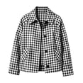 thumbnail image 7 of AloohaidyvioNo Boundaries Fall Jackets for Women Lightweight Trendy Casual Button Down Plaid Jacket, 7 of 7