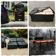 thumbnail image 3 of Mockins 30 Cu Ft. Orange Waterproof Cargo Bag (60" x 24" x 36") with 6 Packing Cubes(29"x23"x12"), Lock and Straps, 3 of 8