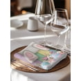 thumbnail image 6 of Easter Bunny Cloth Napkins Set of 4 Reusable Dinner Napkins, Cute Rabbit Eggs Flowers Colorful Wood Plank Cocktail Napkin Washable Table Napkins for Wedding/Holiday Party/Baby Shower 20"x20", 6 of 7