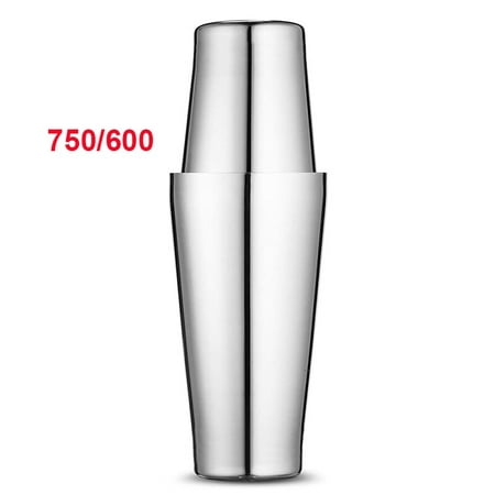 

First Half Stainless Steel Cocktail Shaker Mixer Wine Martini Boston Shaker Bartender Drink Party Bar Tools 550ML/750ML
