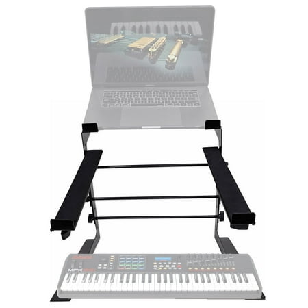 Rockville Dual Shelf Laptop+Controller Stand for Akai MPK261 Keyboard price history on PriceWatchPro
