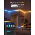 thumbnail image 3 of Govee RGBIC Tira de luces LED con cubiertas, luces LED inteligentes para dormitorio compatibles con Alexa y Google Assistant, canal difusor LED con luces LED Srtip, rodapiés, estudio, gabinete, 3 of 5