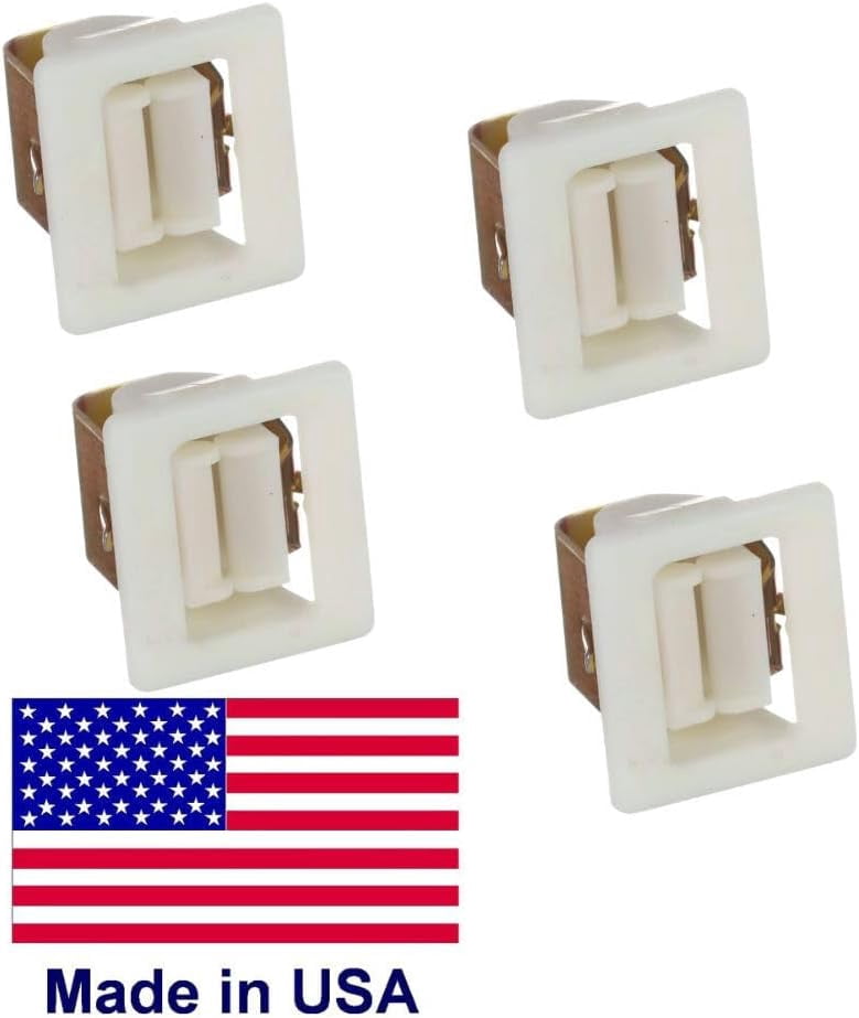 JJEAN-(4 Pack) EXP571 Dryer Door Catch Replaces Compatible With Frigidaire 131658800, WP71002106, WP3389441, WE01X25316
