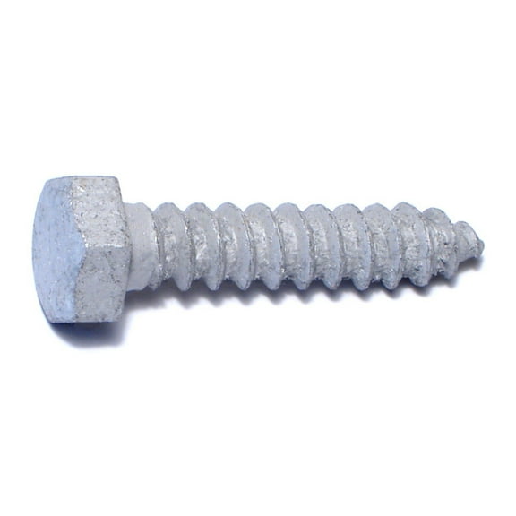 5/16" x 1-1/2" Hot Dip Galvanized Steel Hex Head Lag Screws HLSHS-312