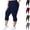 01## (Navy), variant on Plus Size Capri Leggings for Women High Waisted Tummy Control Cropped Leggings Casual Stretch Pants(Wine,XXL)