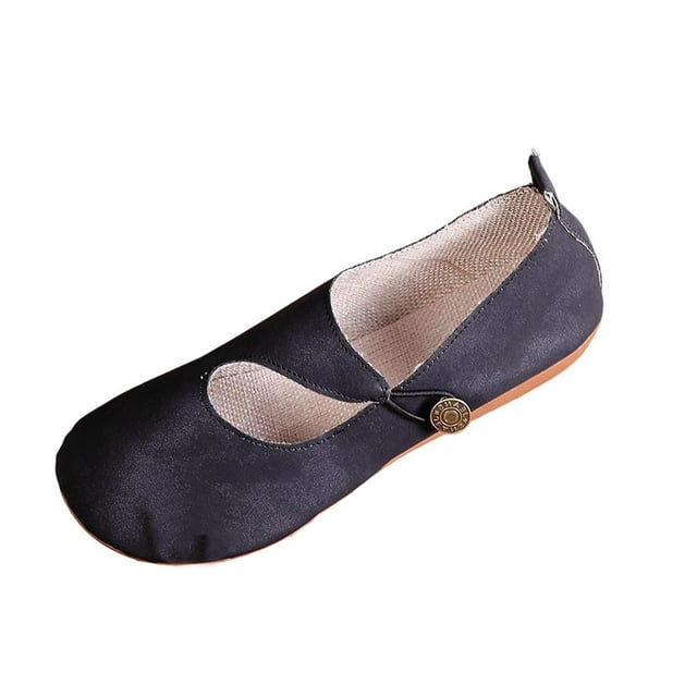 Trendy Flat Loafers, Soft-Soled Womens Running Shoes for Fall and Winter