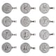thumbnail image 2 of 12 accesorios colgantes del zodiaco, 12 constelaciones colgantes cuentas DIY colgante del zodiaco para la familia para el hogar LHCER 1, 2 of 8