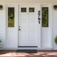 thumbnail image 4 of Black Vinyl Numbers 6 Inch 0-9 (2 Sets) - Weatherproof Decals for Outside Mailbox, House Address, Door, Vehicle. Peel and Stick Adhesive Number Stickers (Arial), 4 of 8