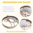 thumbnail image 6 of 49-62cm Measuring Cap Size Professional Tool Measuring Cap Ruler Inner Diameter Ruler Square Position Ruler, 6 of 7