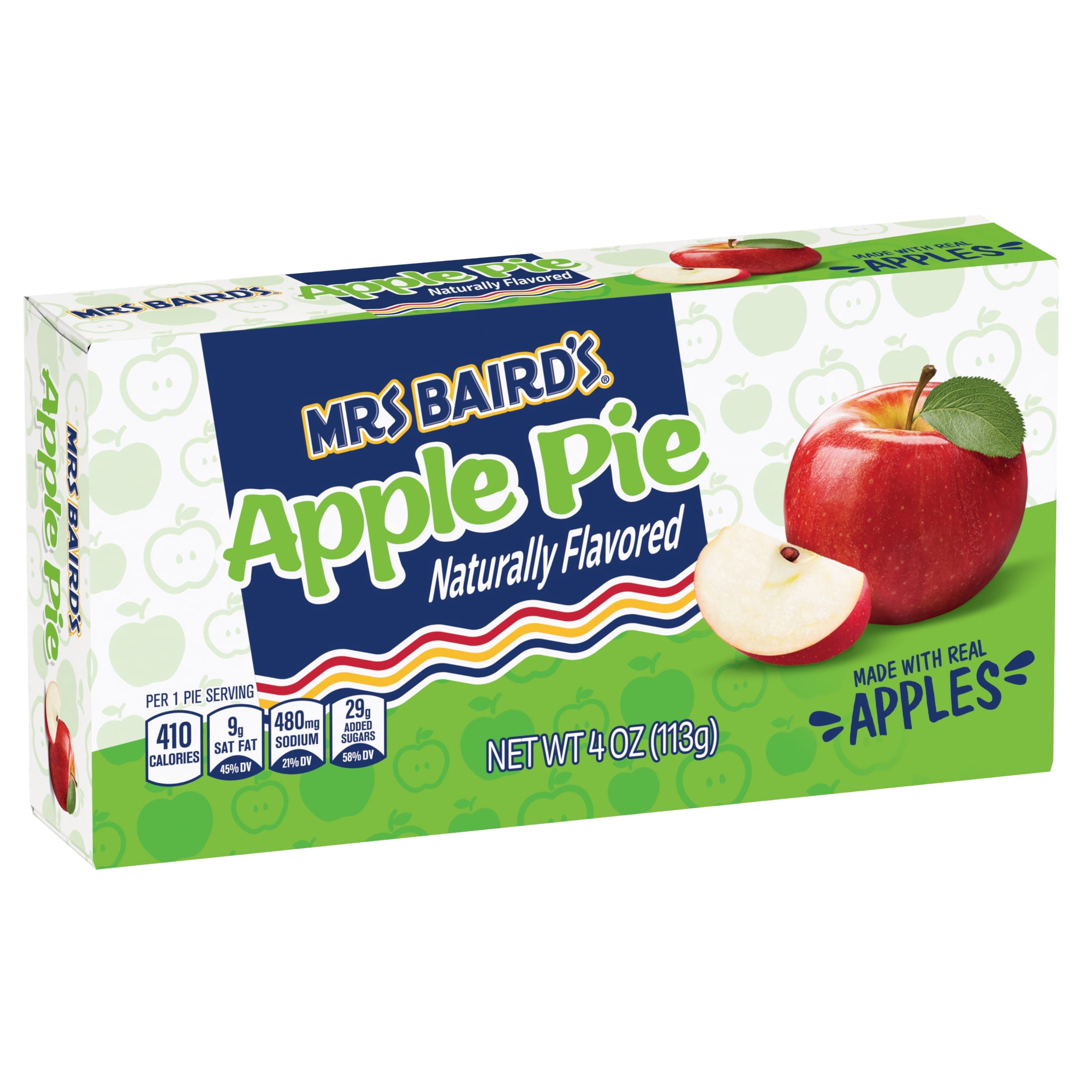 Mrs Baird's Apple Pie, 4 oz, Mini Pies, Box