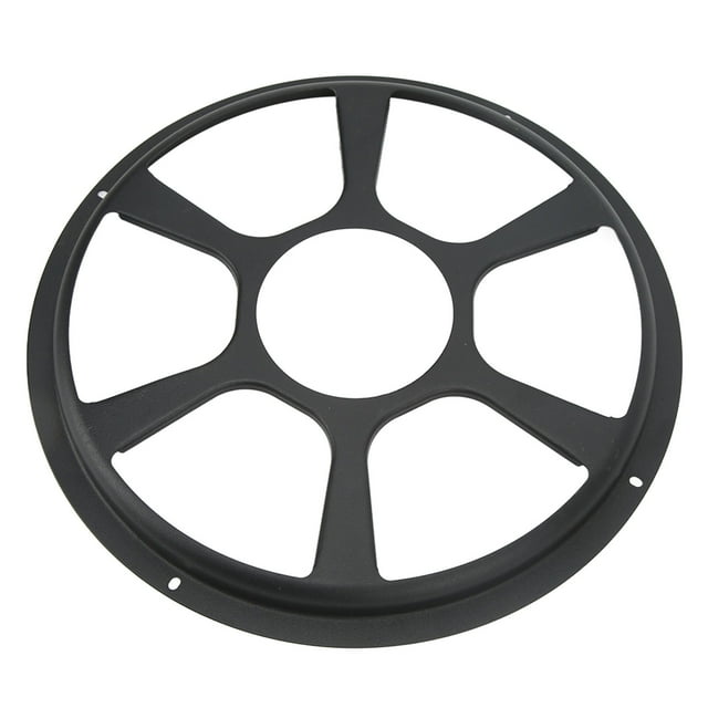 Protector de altavoz de audio para coche, embellecedor de puerta para altavoz de subwoofer, rejilla decorativa negra de 12 pulgadas/30,48 cm