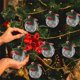 thumbnail image 5 of Herunwer Christmas Plaid Ball Ornaments - Black & Red Buffalo Plaid Fabric Ball Ornaments with Pine Cones and Greenery, Plaid Christmas Tree Hanging Balls Ornament, 5 of 6
