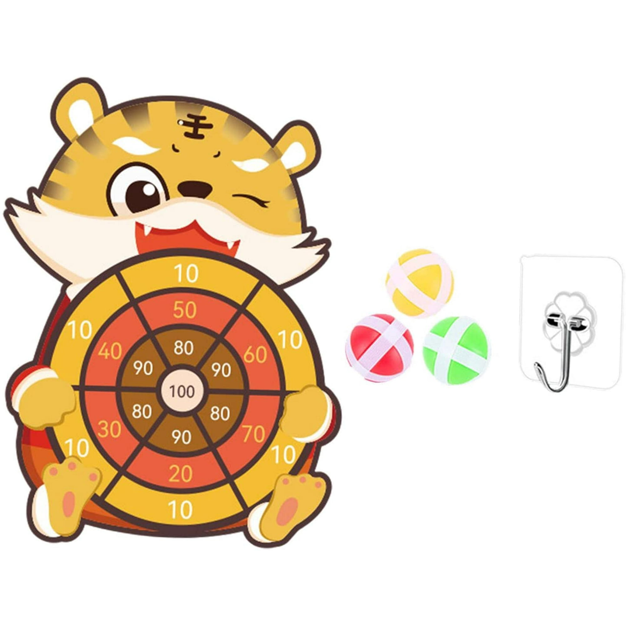 HTOOQMontessori Dart Board Set for Kids Cartoon Target Game for 4 to 6  Years Old Toddler Toys Develop Hand‐Eye Coordination Halloween - Bear |  Walmart Canada