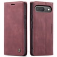 thumbnail image 2 of CaseMe Leather for Google Pixel 9/9 Pro Case, Flip Wallet Leather Case with Card Holder Magnetic Closure Shockproof Kickstand Protective Phone Cases Cover for Google Pixel 9/9 Pro,Wine Red, 2 of 12