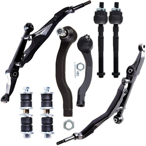 CCIYU Front Control Arms Ball Joint Tie Rod Ends Sway Bar Links fit for 1992 93 94 95 for Honda Civic 8Pcs Suspension Kit