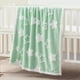 thumbnail image 2 of Manta de bebé TCOYIWL reversible con forma de estrella Jacquard 84 x 109 cm, color verde, 2 of 8