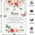 thumbnail image 6 of Nanny Blanket,Blanket Gifts for Nanny, Thoughtful Mom Gift Ideas, Gift for Nanny''s Birthday, Christmas, and Anniversary, Cozy Flannel Throw Blanket 50x60, 6 of 6