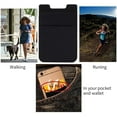 thumbnail image 6 of AOCGDDS 2Pack Adhesive Phone Pocket,Cell Phone Pocket Self Adhesive Card Holder Stick On Wallet Sleeve With Adhesive RFID Card ID Credit Card ATM Card Holder For IPhone Android, 6 of 6