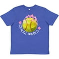 thumbnail image 3 of Inktastic Softball Princess Tiara Youth T-Shirt, 3 of 5