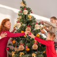 thumbnail image 4 of Adornos de bolas navideñas, 6 unidades, adornos navideños de pan de jengibre, accesorios decorativos de espuma, artesanía para árbol, decoración de interiores y hogar, 4 of 5