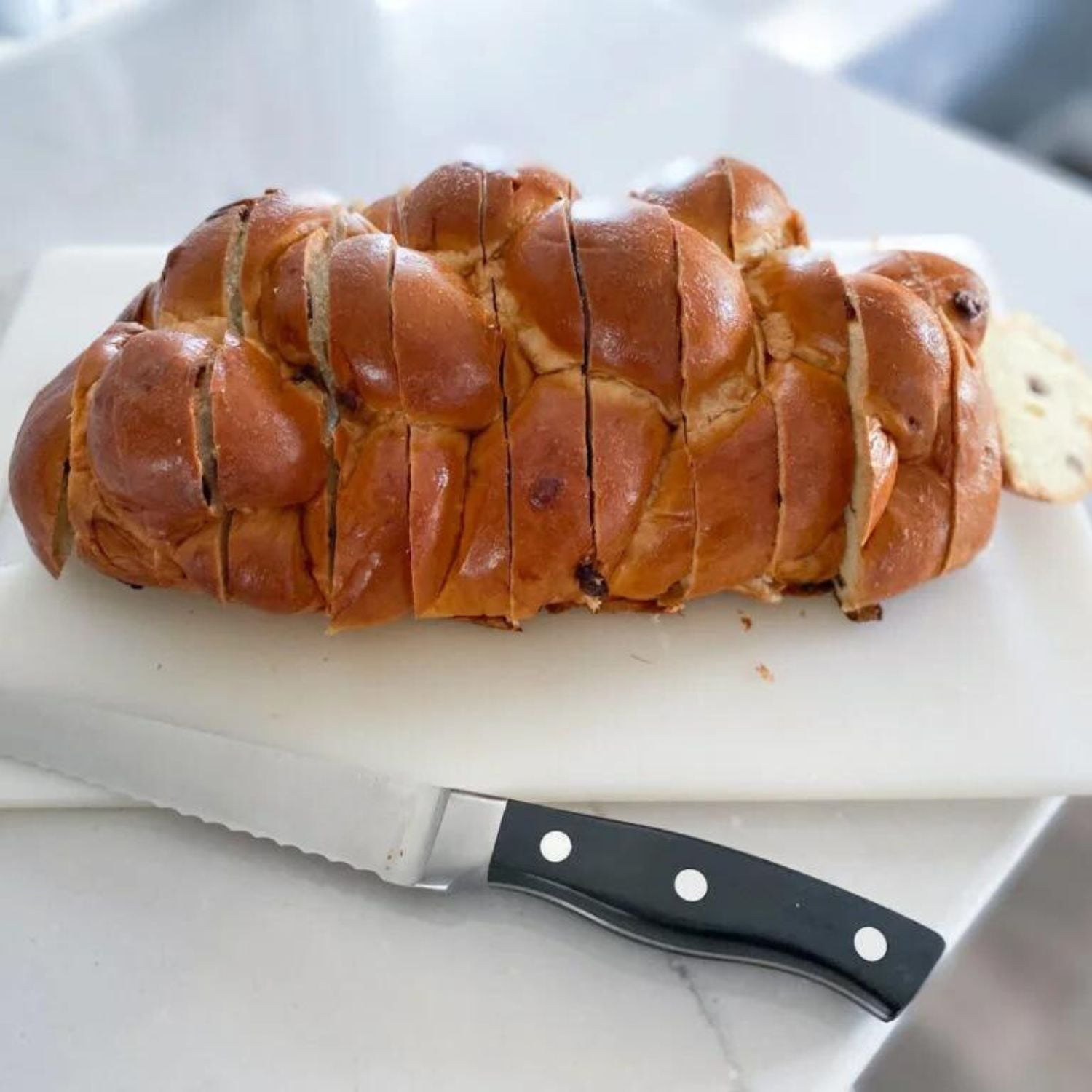 Green's Bakery Braided Egg Challah Bread, 3 Pack 16 oz.