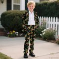 thumbnail image 6 of Whosucclay Elastic Waist Boys Suit for Dinner Photograph, Polyester All-Season Non-Stretch Boys Suit Set, Lucky Hat Puppy Pattern, 6 of 10