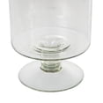 thumbnail image 4 of DecMode Glass Candle Holder with Elevated Base, 4 of 12